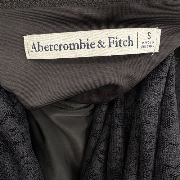 Abercrombie & Fitch Long Sleeve Lace Maxi Dress, Size Small - Picture 10 of 11